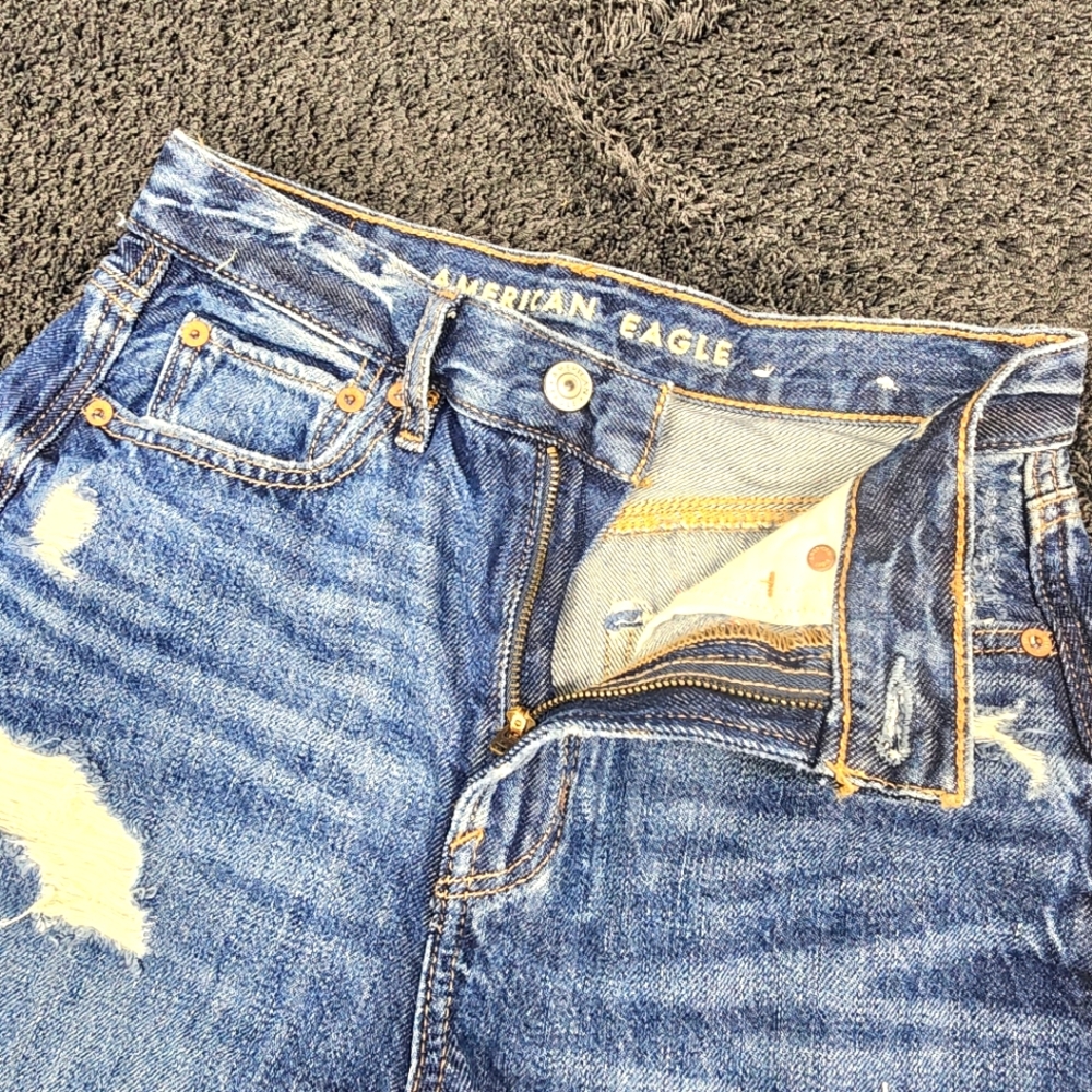 American Eagle Cut Off Denim Shorts Size 0‎ - Picture 8 of 9